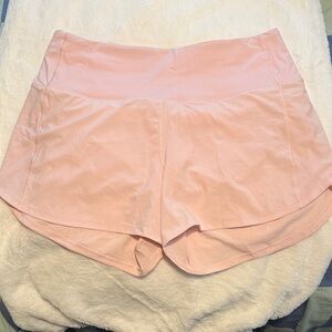 Lululemon Athletica Light Pink Athletic Shorts